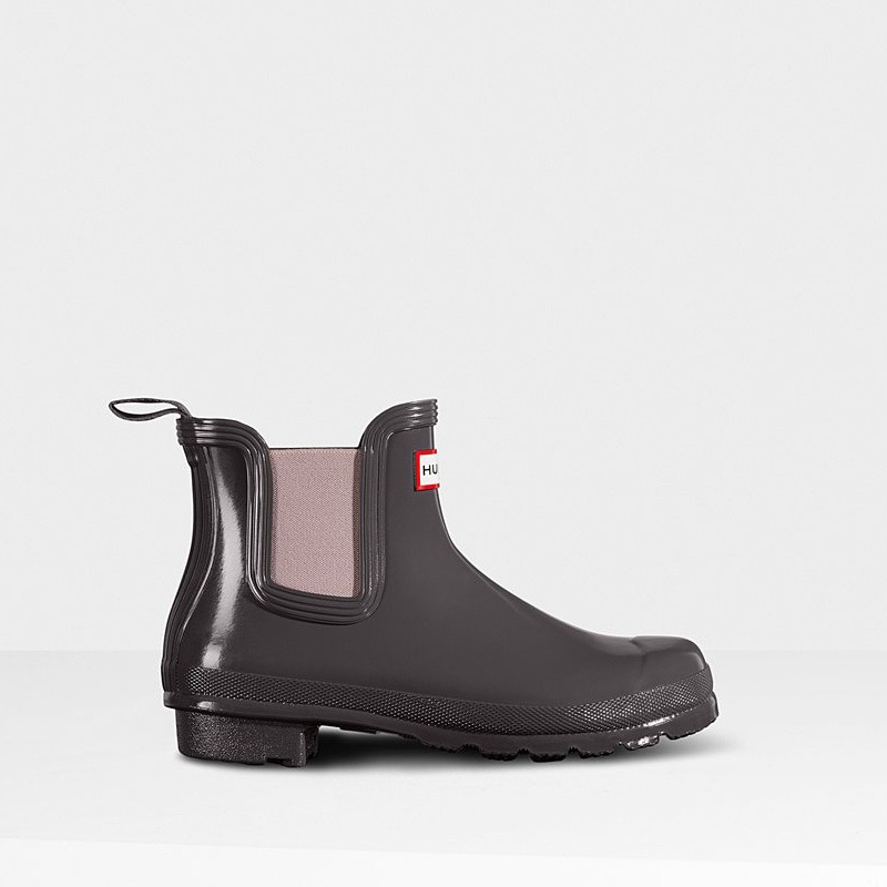 Hunter Original Gloss Chelsea Boots (T830Q) Ireland